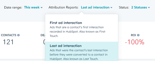 ads attributie filters
