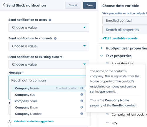 hubspot-beta-automatisch-workflowtekstvelden